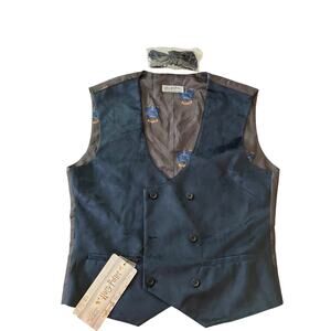 Men’s Harry Potter Deluxe Vest with Bow tie Ravencla Size SMALL